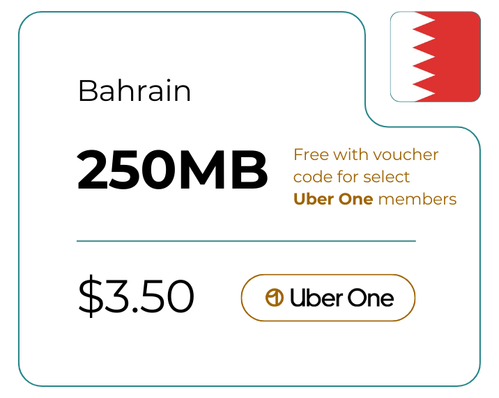 Bahrain 250 MB 30 Days