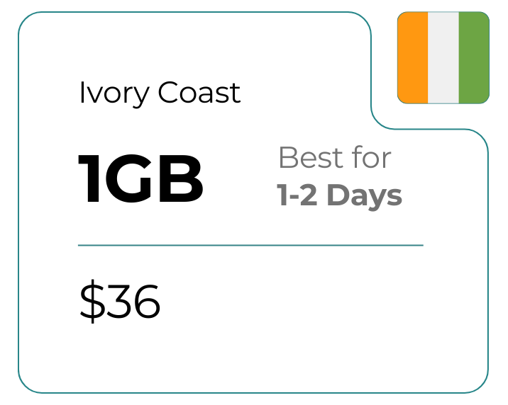 Ivory Coast 1 GB 30 Days