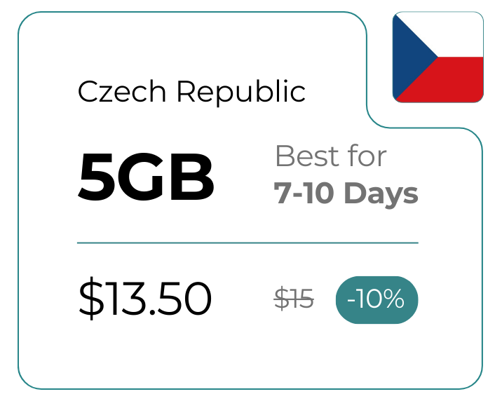 Czech Republic 5 GB 30 Days