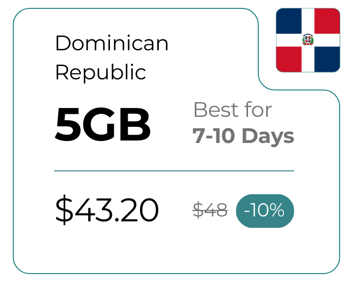 Dominican Republic 5 GB 30 Days