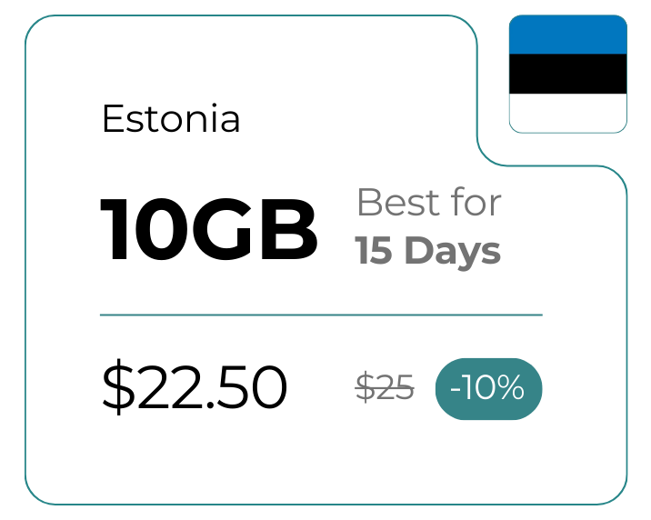 Estonia 10 GB 30 Days