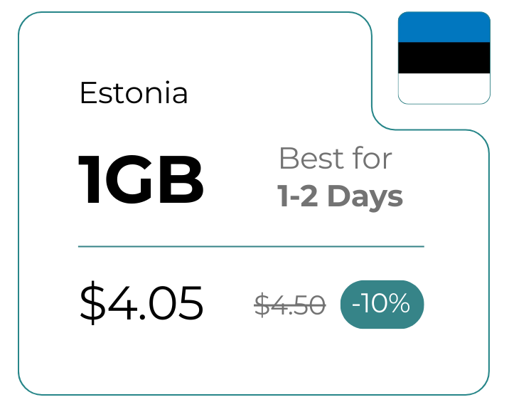 Estonia 1 GB 30 Days