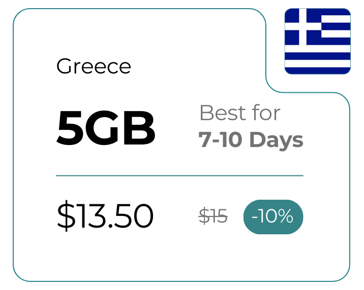Greece 5 GB 30 Days