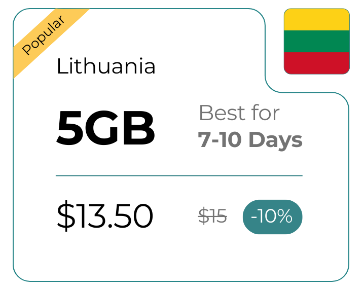 Lithuania 5 GB 30 Days