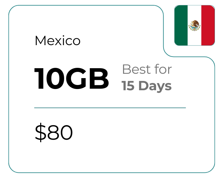 Mexico 10 GB 30 Days