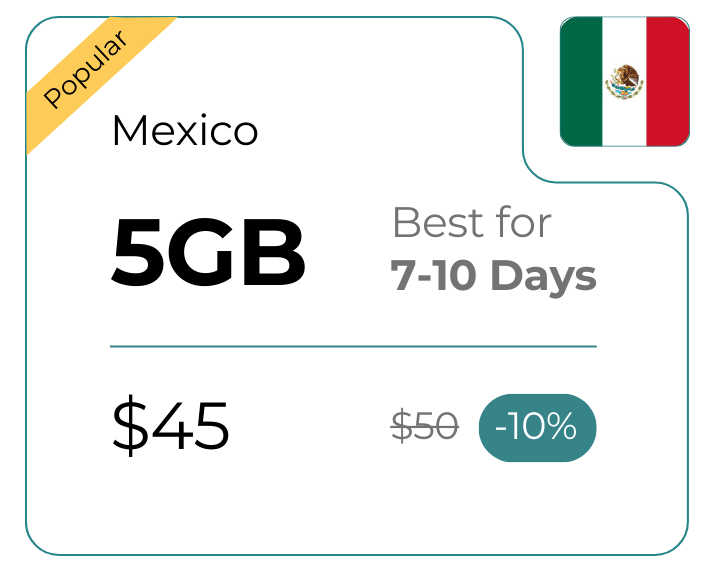 Mexico 5 GB 30 Days