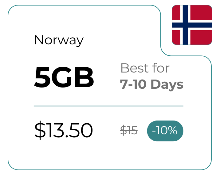 Norway 5 GB 30 Days