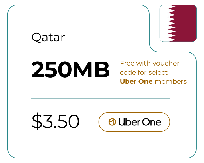 Qatar 250 MB 30 Days