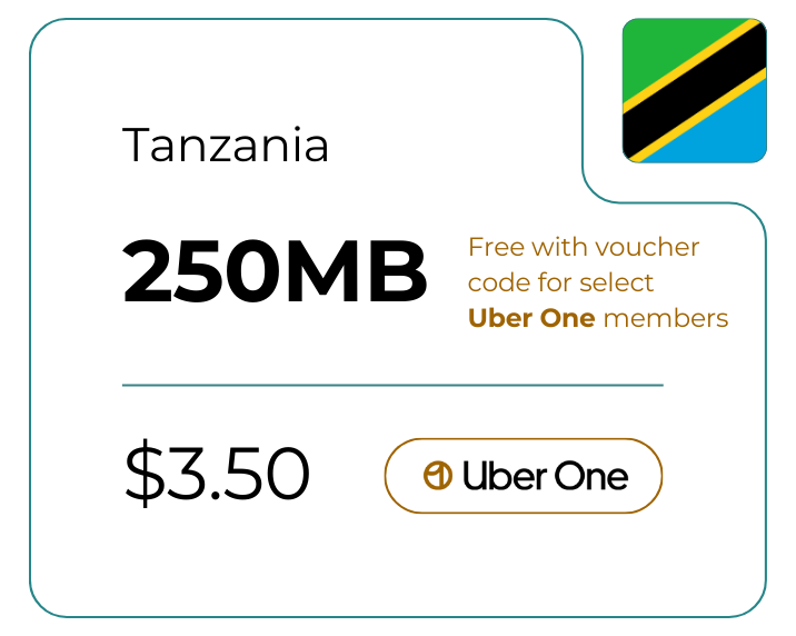 Tanzania 250 MB 30 Days